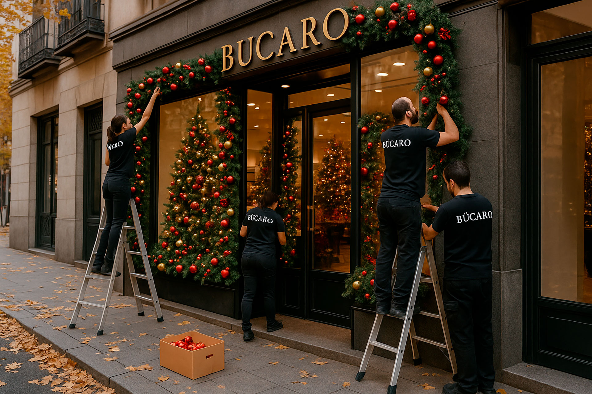 decoracion navidad madrid