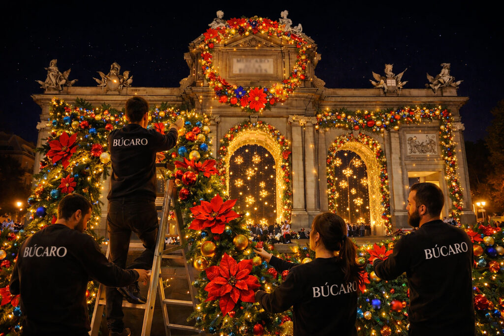 decoración navidad madrid