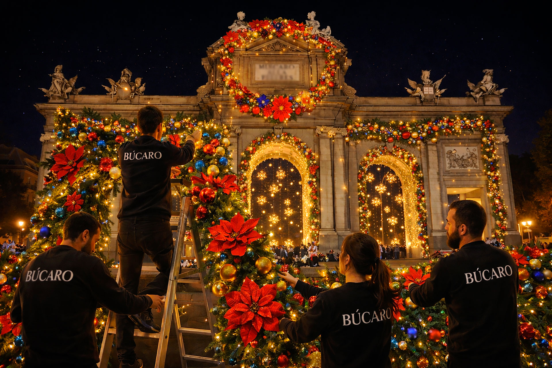 decoración navidad madrid