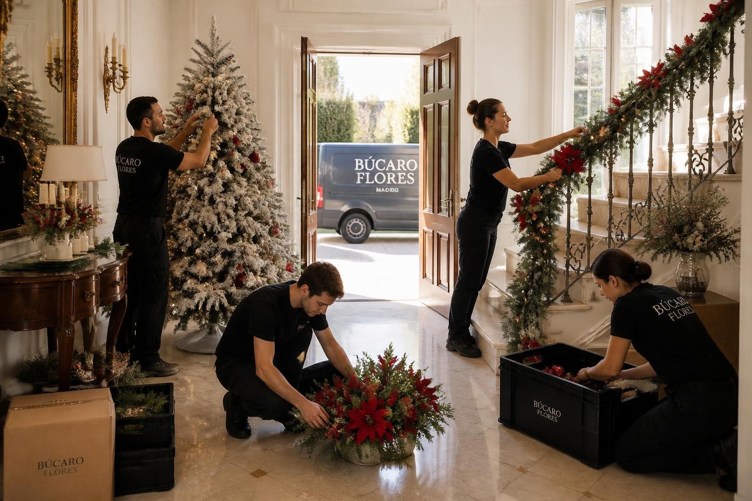 decoración navidad madrid